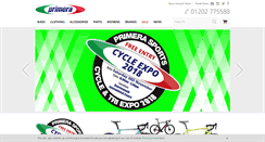 Desktop Screenshot of primera-sports.com
